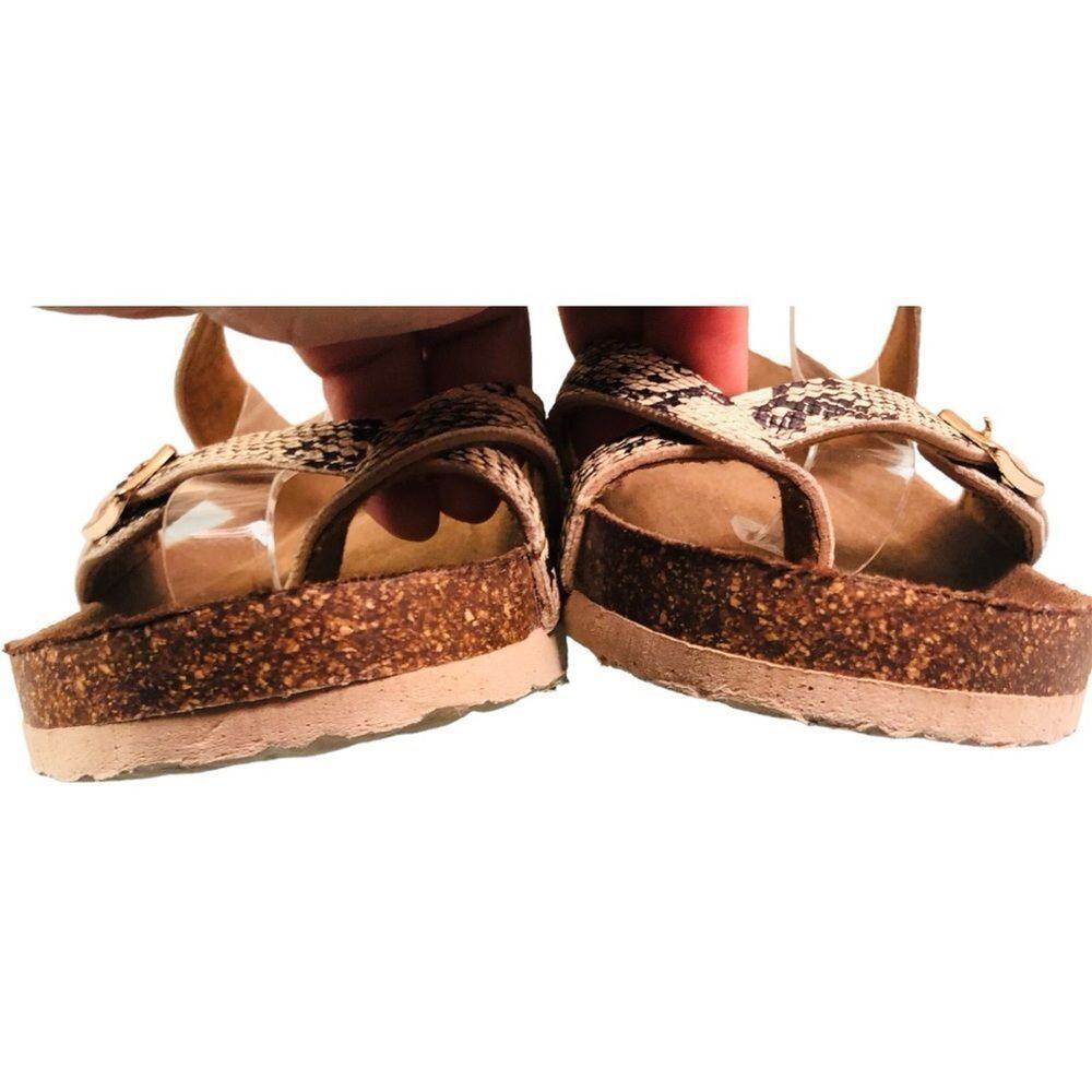 Outwoods Snakeskin Ankle Sandals - Picture 4 of 13